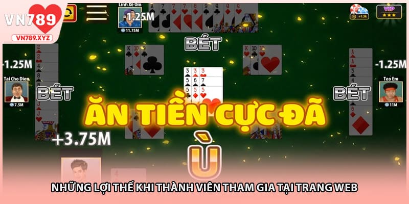 Những lợi thế khi thành viên tham gia tại trang web