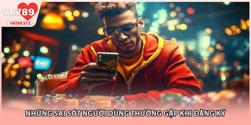 Những sai sót người dùng thường gặp khi đăng ký