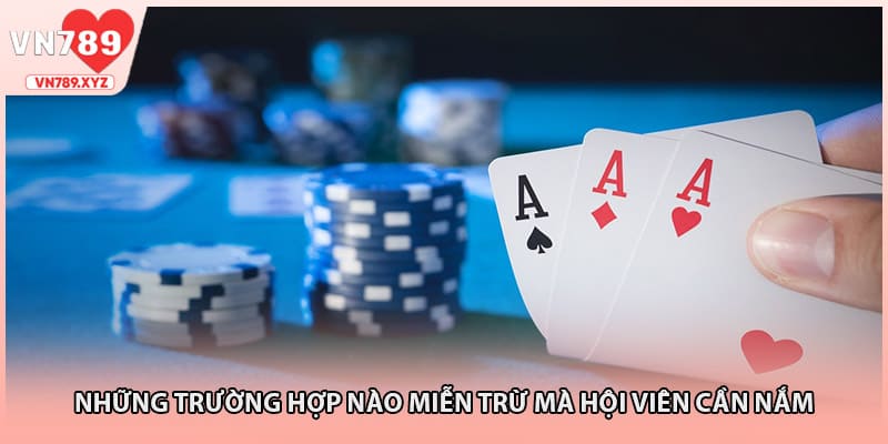 Những trường hợp nào miễn trừ mà hội viên cần nắm